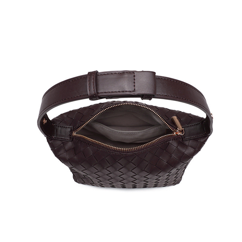 EMS254 BLACK Vegan Leather Bag