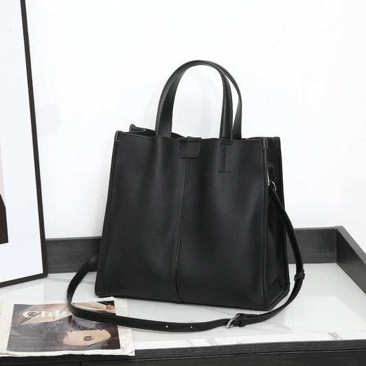 EGM365 BLACK Genuine Leather Bag