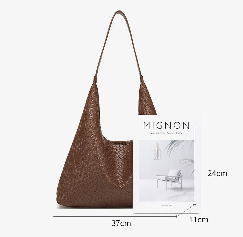 EMS255 BLACK Vegan Leather Bag