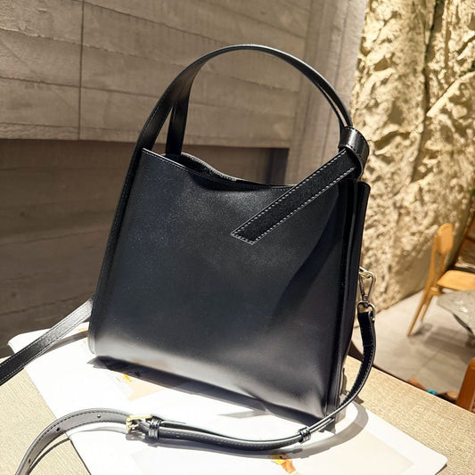 EGM356 BLACK Genuine Leather Bag