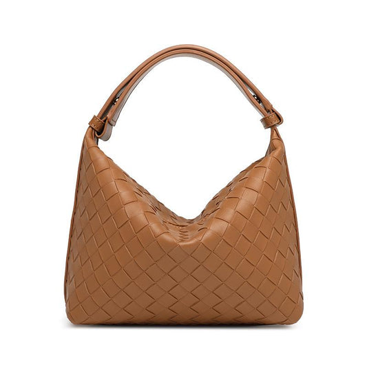 EMS254 TAN Vegan Leather Bag