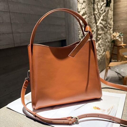 EGM356 TAN Genuine Leather Bag