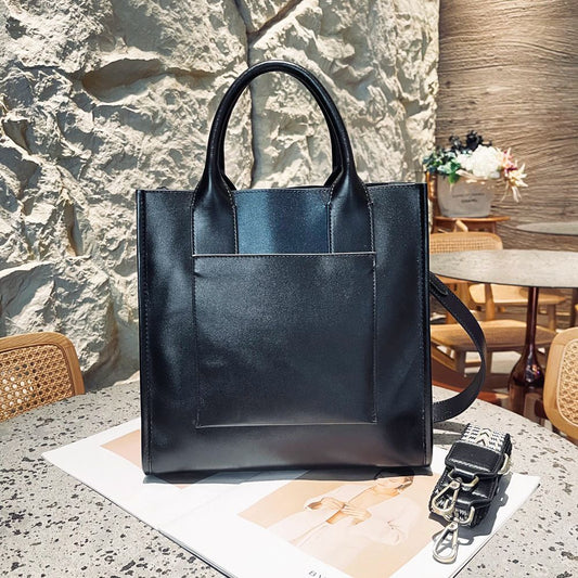 EGM357 BLACK Genuine Leather Bag
