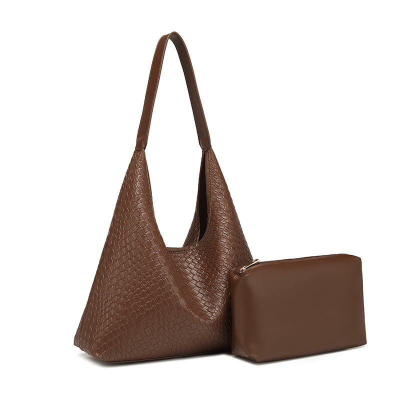 EMS255 BLACK Vegan Leather Bag
