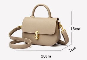 EMS226 BEIGE Vegan Leather Bag