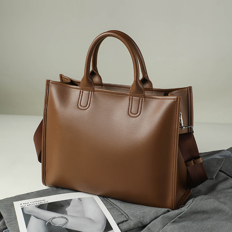 A256 BROWN Vegan Leather Bag