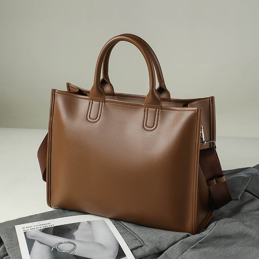 A256 BROWN Vegan Leather Bag