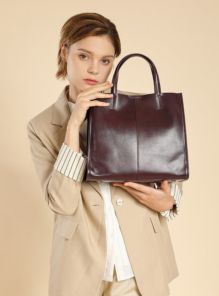 EGM350 BLACK Genuine Leather Bag