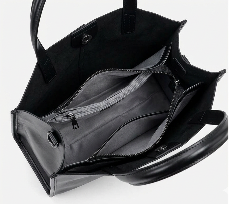EGM350 BLACK Genuine Leather Bag