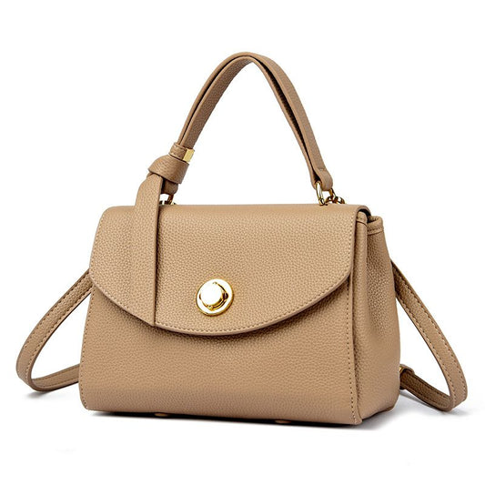 EMS233 BEIGE Vegan Leather Bag
