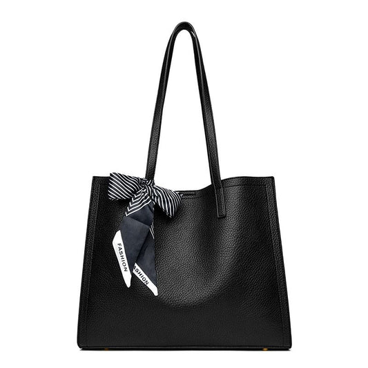 EMS243 BLACK Vegan Leather Bag
