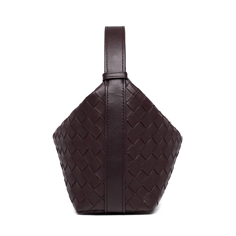 EMS254 COFFEE Vegan Leather Bag