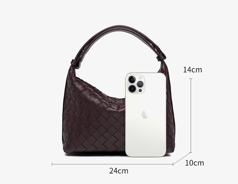 EMS254 KHAKI Vegan Leather Bag