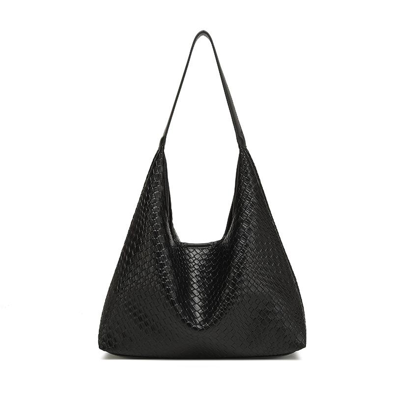EMS255 BLACK Vegan Leather Bag