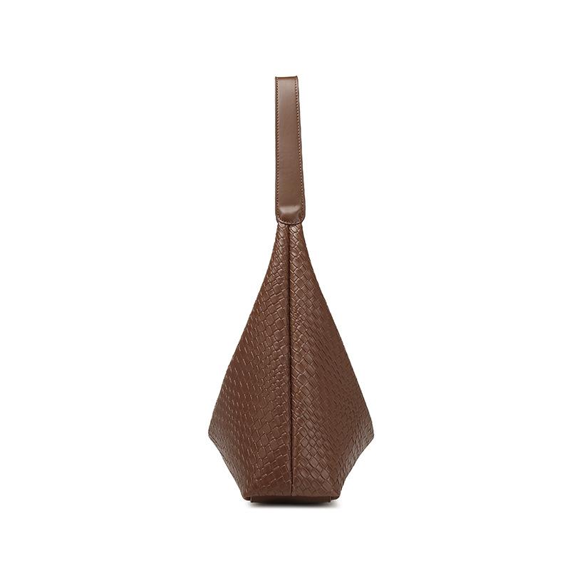 EMS255 COFFEE Vegan Leather Bag