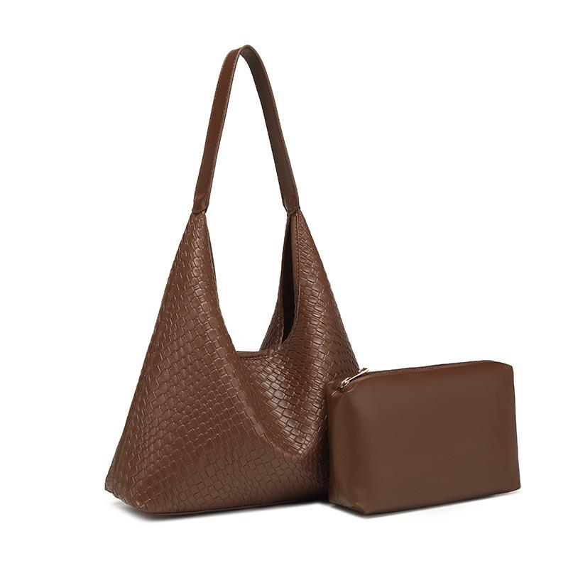 EMS255 COFFEE Vegan Leather Bag