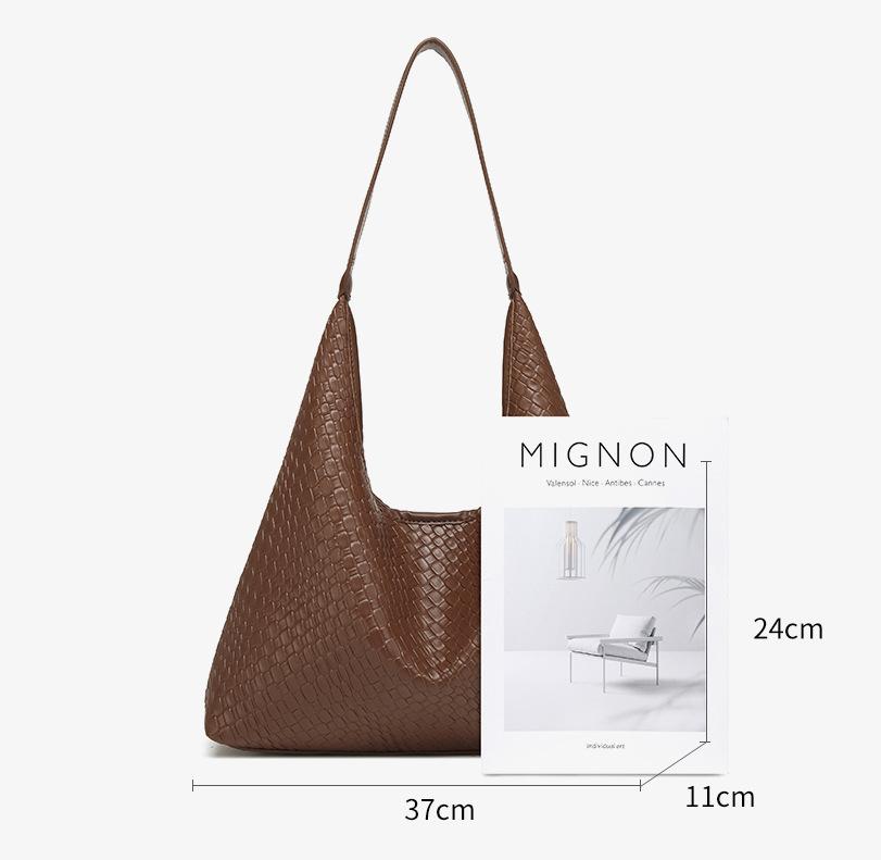 EMS255 COFFEE Vegan Leather Bag