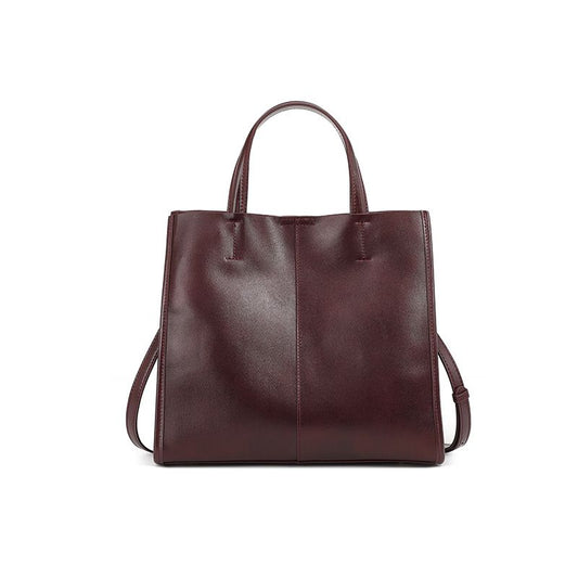 EGM350 COFFEE Genuine Leather Bag