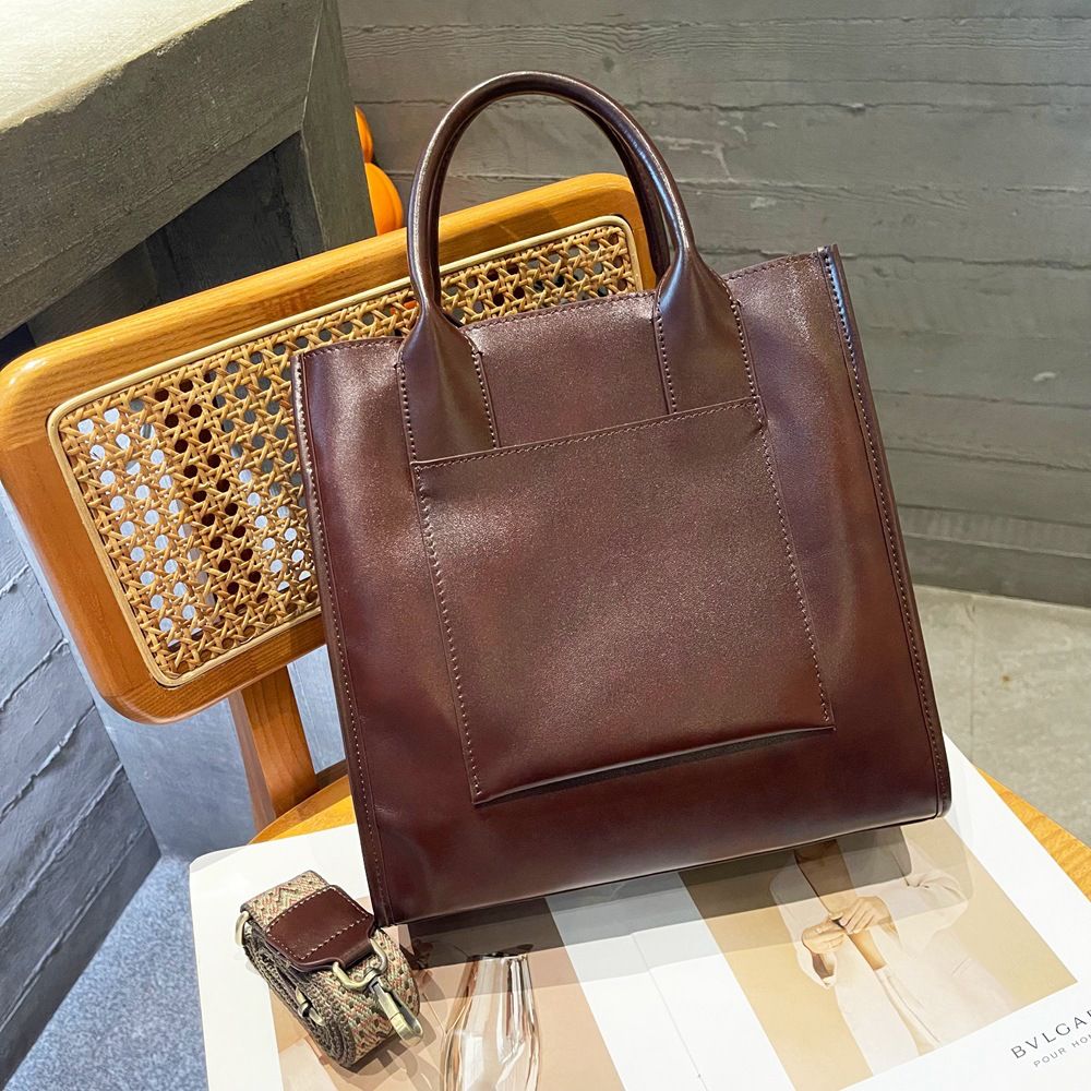 EGM357 BURGUNDY Genuine Leather Bag