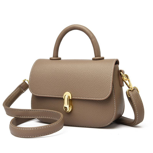 EMS226 BEIGE Vegan Leather Bag